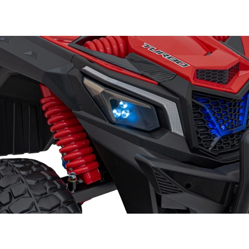 Duży Buggy dla dzieci UTV X3 Off-Road 2-osobowy 4 x 200W Czerwony BBH-028.CR